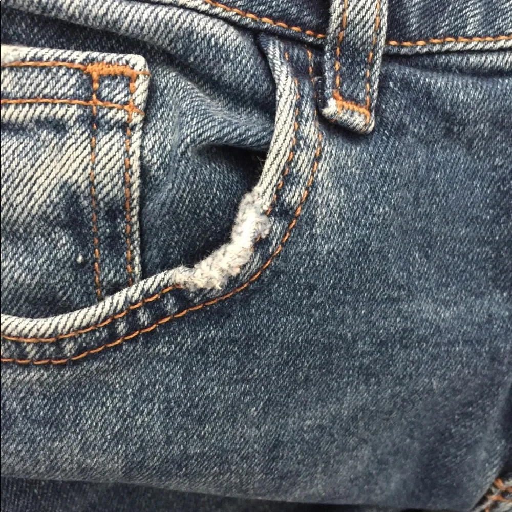 Zara High Rise Blue Jeans - Picture 4 of 6